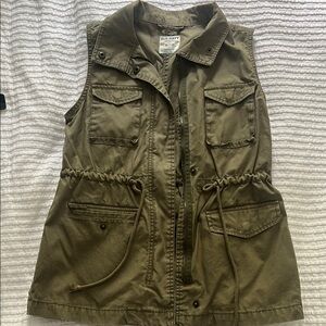 Old Navy Olive Green Utility Vest